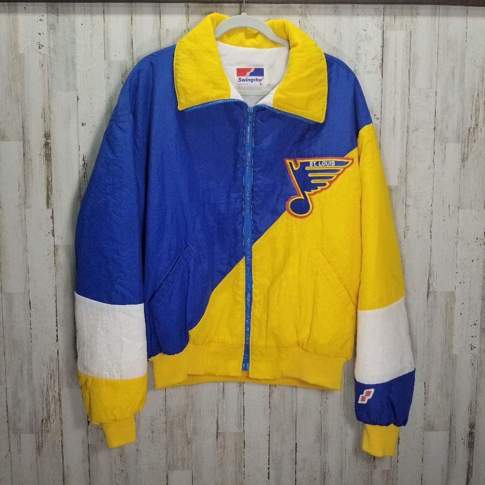 Vintage 80s St.Louis Blues Swingster Jacket